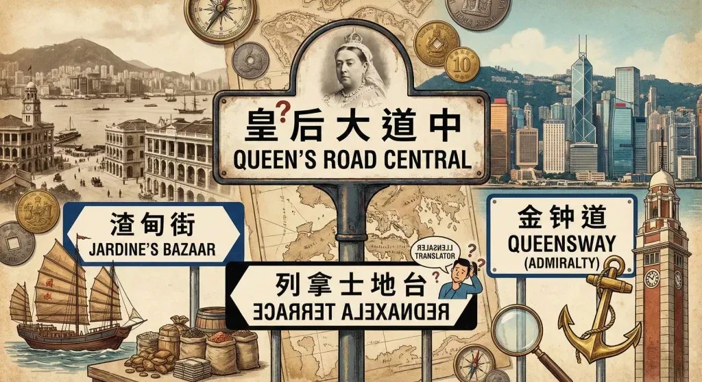 符号学的迷宫:香港街道中英命名机制与商业文明考